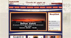 Desktop Screenshot of gurbetcifm.com