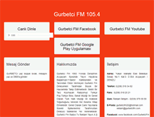 Tablet Screenshot of gurbetcifm.com